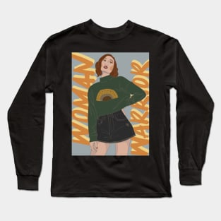 Modern Suki "Woman Warrior" poster Long Sleeve T-Shirt